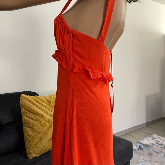Privacy Please Lucille Maxi Dress in Blood Orange - Picture 4 of 13
